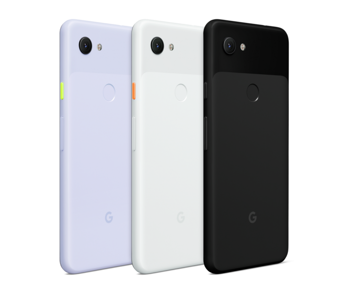 Google Pixel 3a - Black white and purpleish