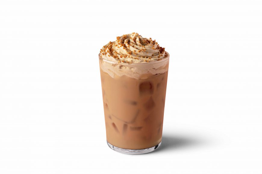 Iced Gingerbread Latte Glass