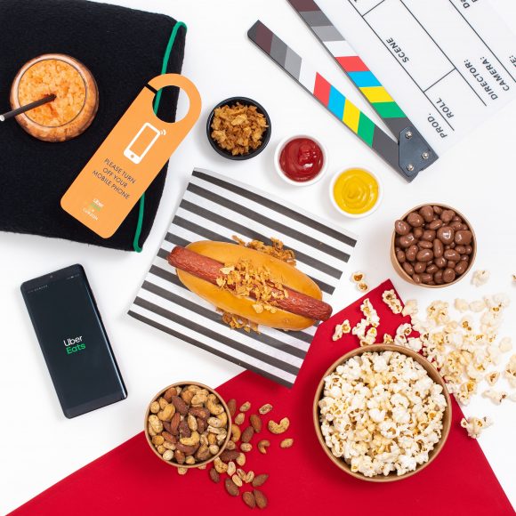 Deliveries of cinema food will be available on Saturday 2 May through the Uber Eats app in partnership with leading cinema chain Curzon, for those who want to recreate the experience of going to the cinema in their living room. According to Curzon data, the lockdown has prompted a 380% rise in the number of people streaming movies at home. The bundle includes: Sweet popcorn, cinema snacks, a cup holder cushion, a door hanger warning people to turn off their mobile phones and a frozen negroni.