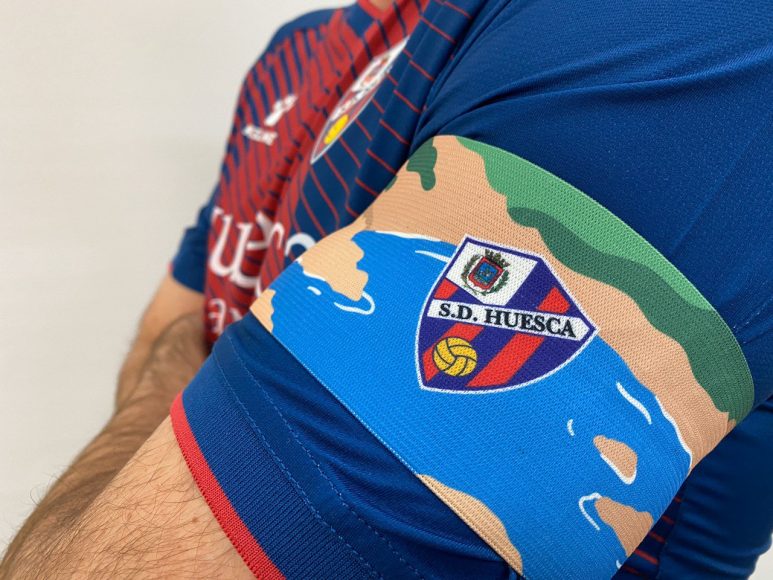 SD Huesca's armband vs Girona FC