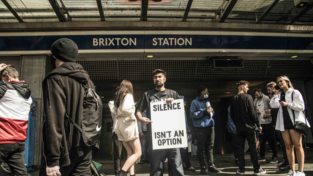 Brixton Tube Station - Haroon Khan © Create Not Distroy 0.2