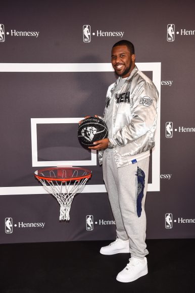 LONDON, ENGLAND - OCTOBER 21: Novelist attends THE SPIRIT OF THE NBA – NBA x Hennessy Launch Party on October 21, 2021 in London, England. Pic credit: Dave Benett