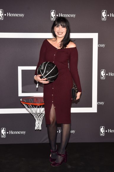 LONDON, ENGLAND - OCTOBER 21: Daisy Lowe attends THE SPIRIT OF THE NBA – NBA x Hennessy Launch Party on October 21, 2021 in London, England. Pic credit: Dave Benett