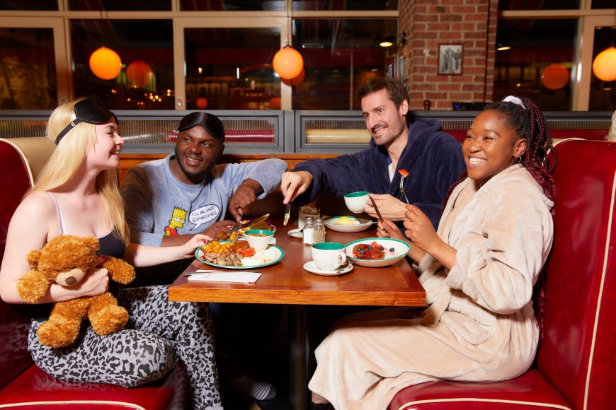 Customers can enjoy free breakfast at Frankie & Benny’s when dining in pyjamas