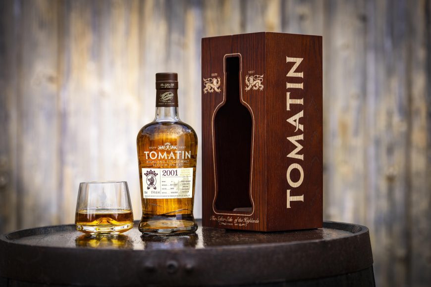 Tomatin PX Cask UK Exclusive - glass and box