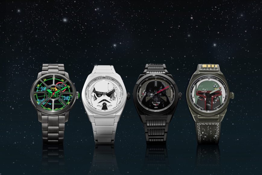 Limited Edition Star Wars 20th Anniversary Death Star Watch & Pin by Fossil