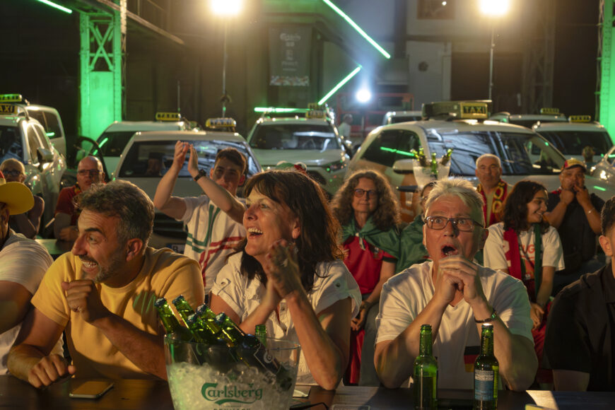 A fleet of football-fanatic taxi drivers were booked for what they thought was a standard fare, only to find on arrival they were being surprised by Carlsberg with the opportunity to watch the UEFA Nations League Finals™️ 2025