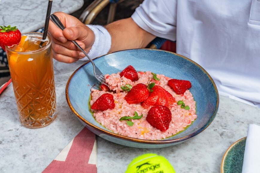 40 Dean Street Strawberries and Cream Risotto 1 Large