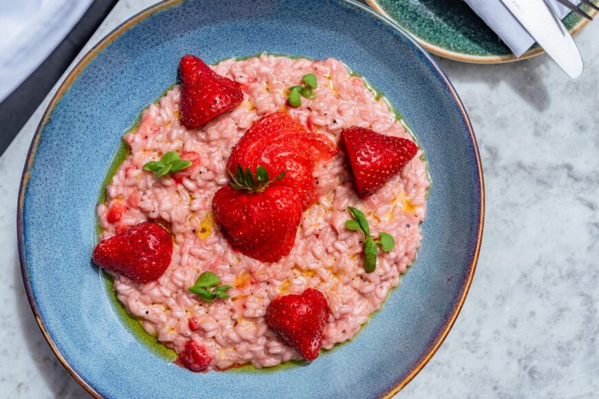 40 Dean Street Strawberries and Cream Risotto 2 Large