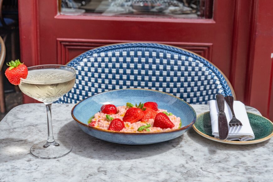 40 Dean Street Strawberries and Cream Risotto 3 Large