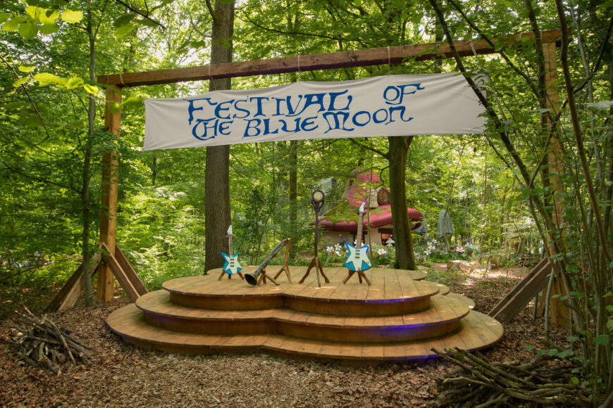 Smurfs experience - dance stage - Airbnb