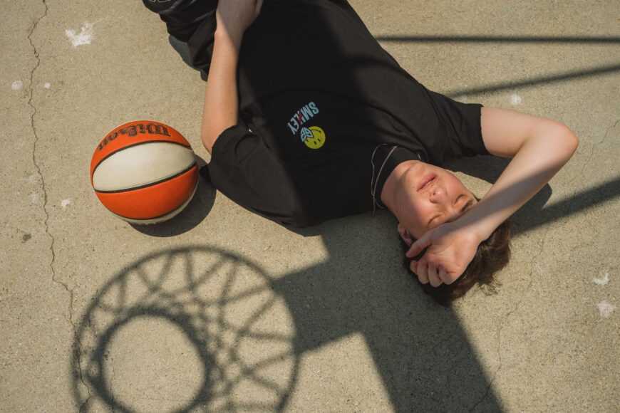 Trent Black Smiley Tee 2