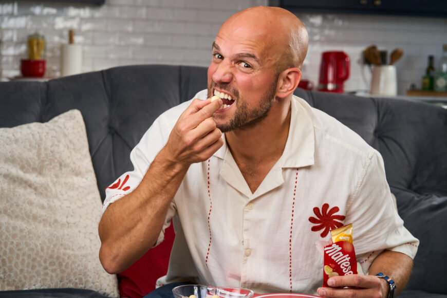 Kate Lawler and Boj Debate How to Eat Maltesers®, London, 16th September 2025