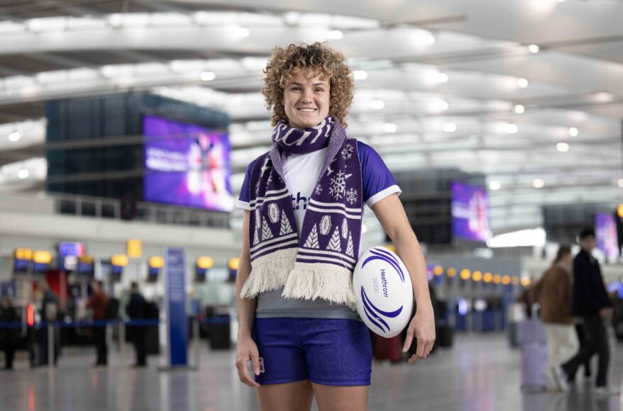 Ellie Kildunne Heathrow Christmas Campaign