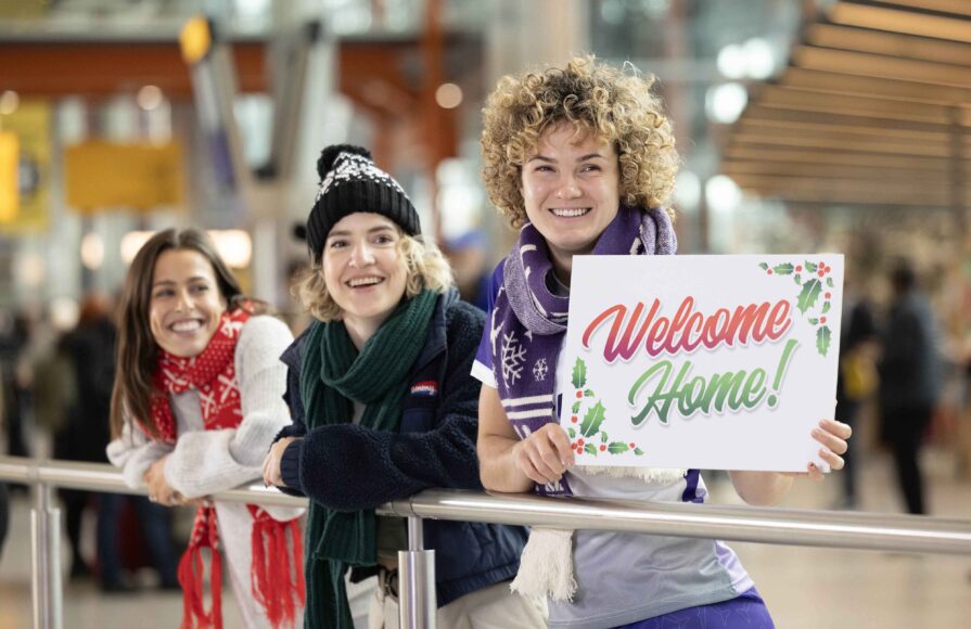 Ellie Kildunne Heathrow Christmas Campaign