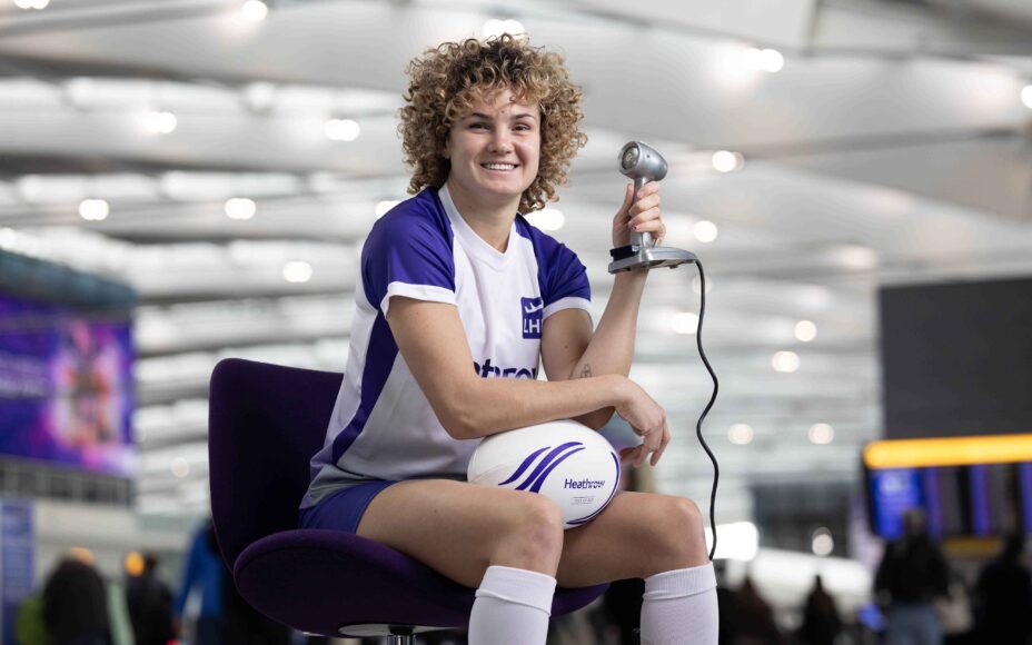 Ellie Kildunne Heathrow Christmas Campaign