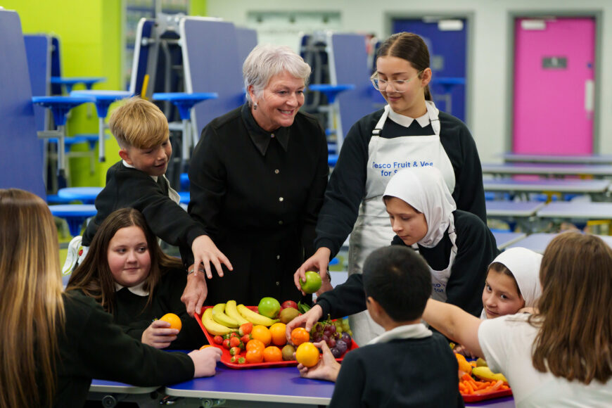 Tesco Fruit & Veg for Schools, Newcastle, 14th October 2025