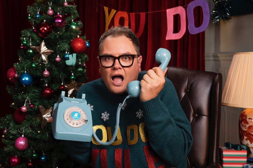 Alan Carr and Deliveroo - You Do Yule Hotline 1