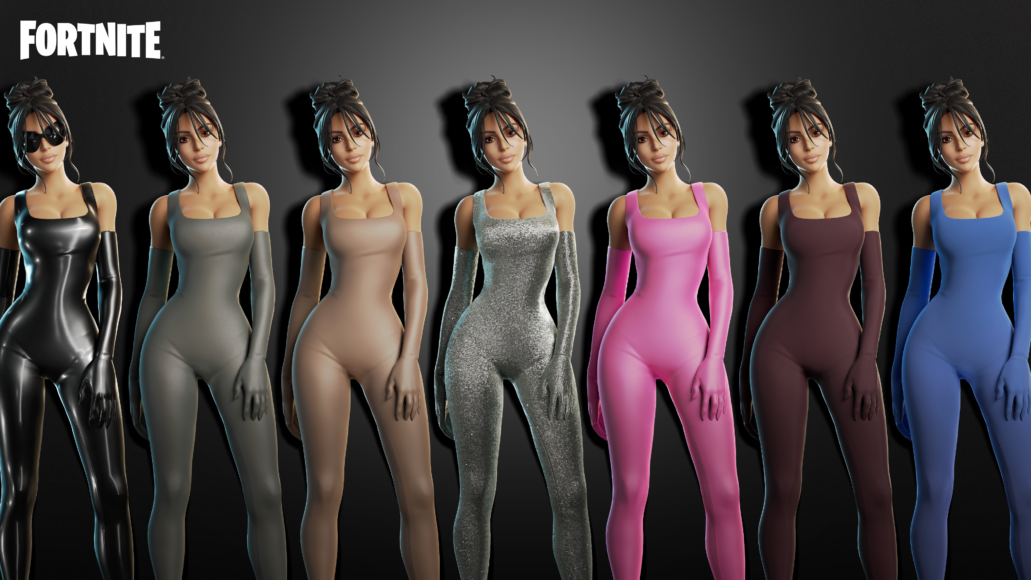 Fortnite x Kim Kardashian_IconicKimOutfit_AllColors_1920x1080