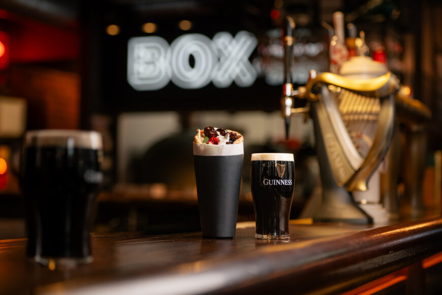 Kebab and Guinness pair