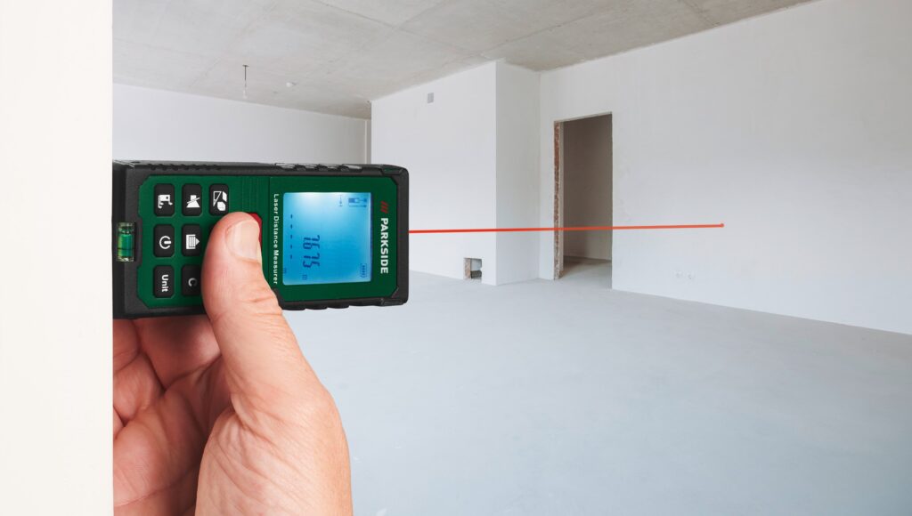interior of the apartment without decoration in gray colors. rough finish