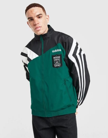 adidas x Liverpool FC 95_96 Away Track Top – Green – £90