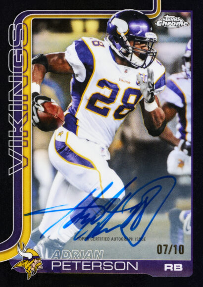 2025_Topps_Chrome_Football_ChromeLegendsAuto_BlackRefractor_AdrianPeterson_FR