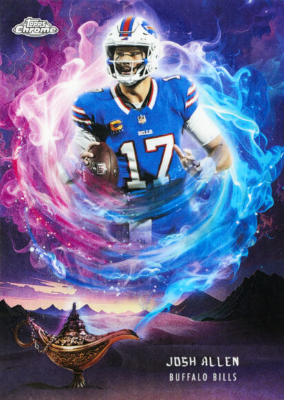 2025_Topps_Chrome_Football_GameGenies_BaseRefractor_JoshAllen_FR