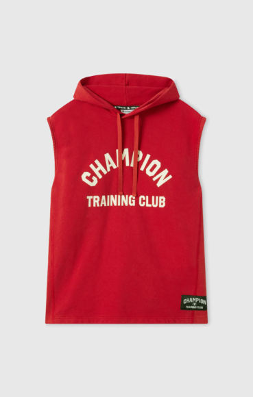 Champion - Men’s Boxing-Inspired Hooded Tank Top Red - £48 - www.championstore.com