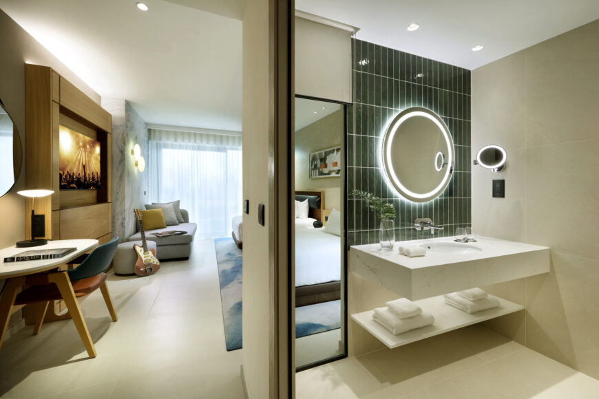 Hard Rock Hotel Model Bathroom