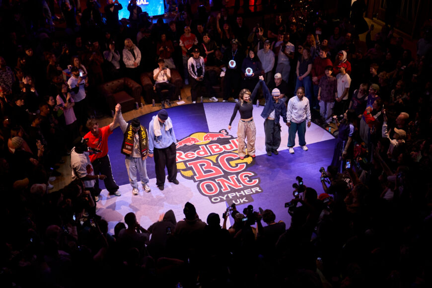 B-boy Sheku and B-Girl Stefani