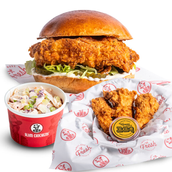 Slim Chickens Burger