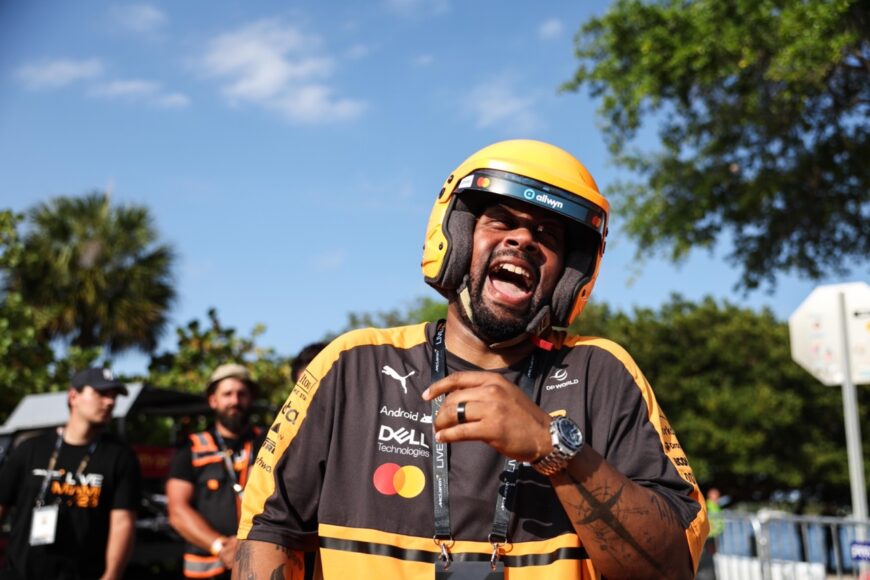 Andre's Hot Lap reaction