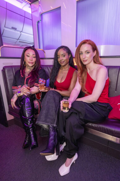 Virgin Altantic celebrates the roll out of it’s new Starlink wifi with a livestream performance from  The Sugababes at 35,000ft onboard a flight to JFK.