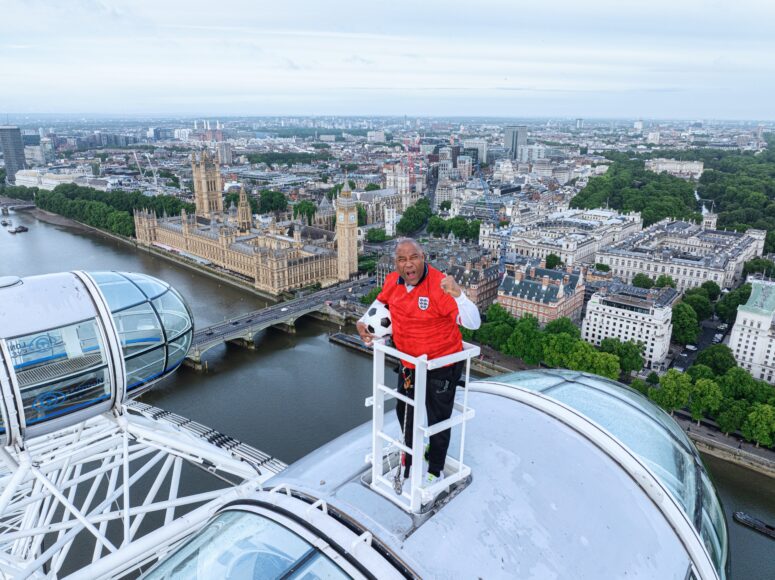 London Eye Wheel in Motion Drone-1