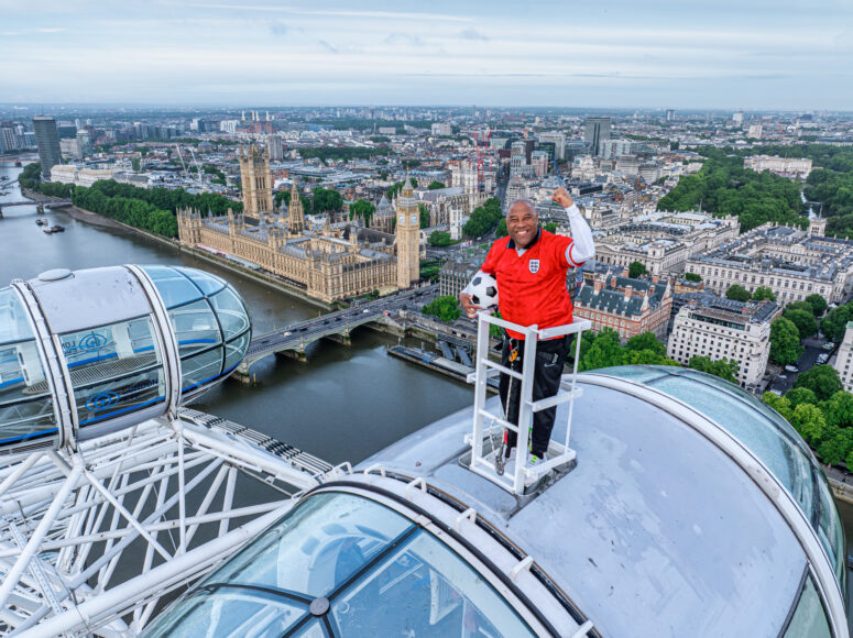 London Eye Wheel in Motion Drone-3