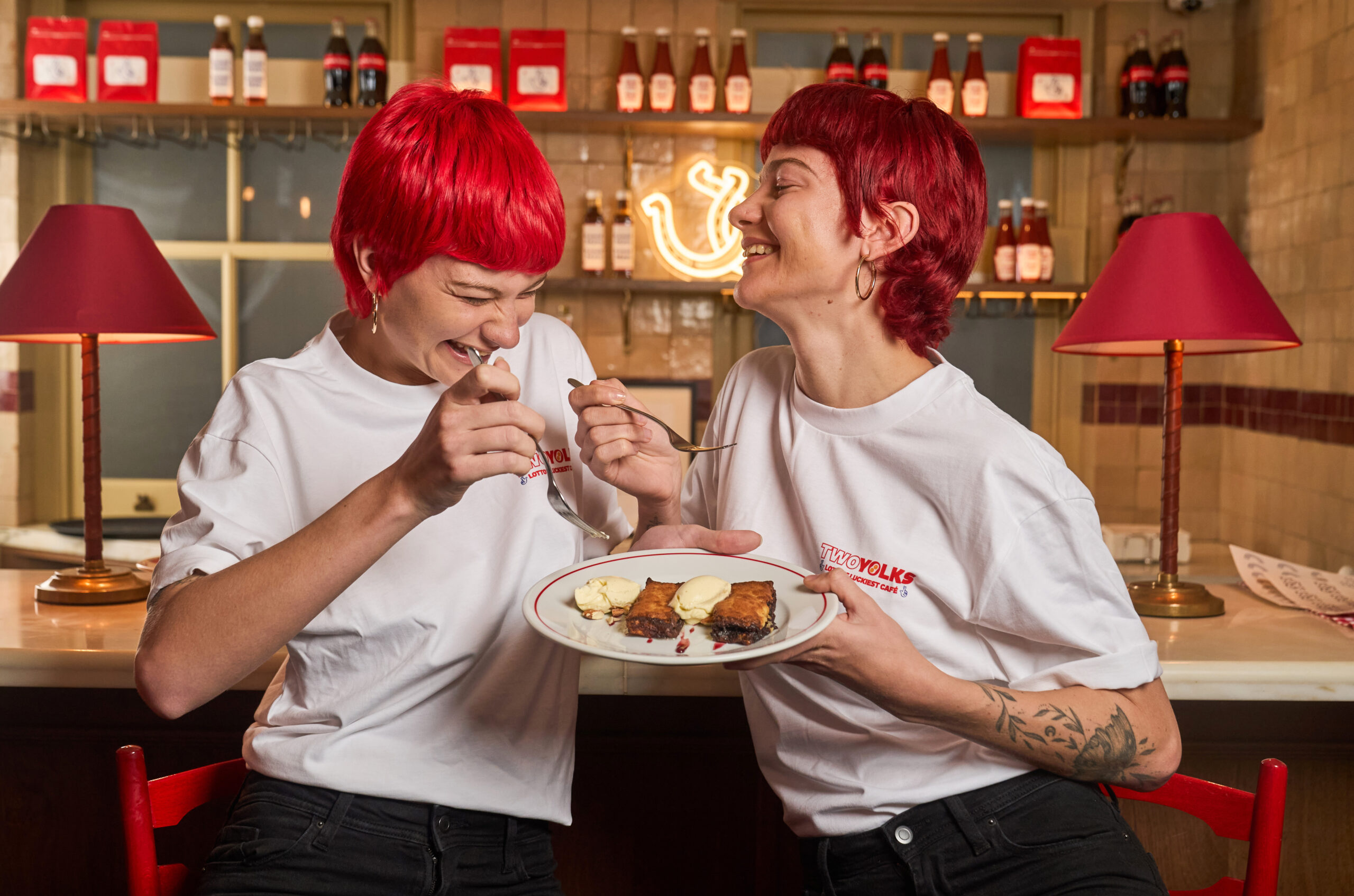 DJ LUCK AND MC NEAT LAUNCH LOTTO'S LUCKIEST CAFÉ IN LONDON AS NEW LOTTO FORMAT DOUBLES WINNING CHANCES!