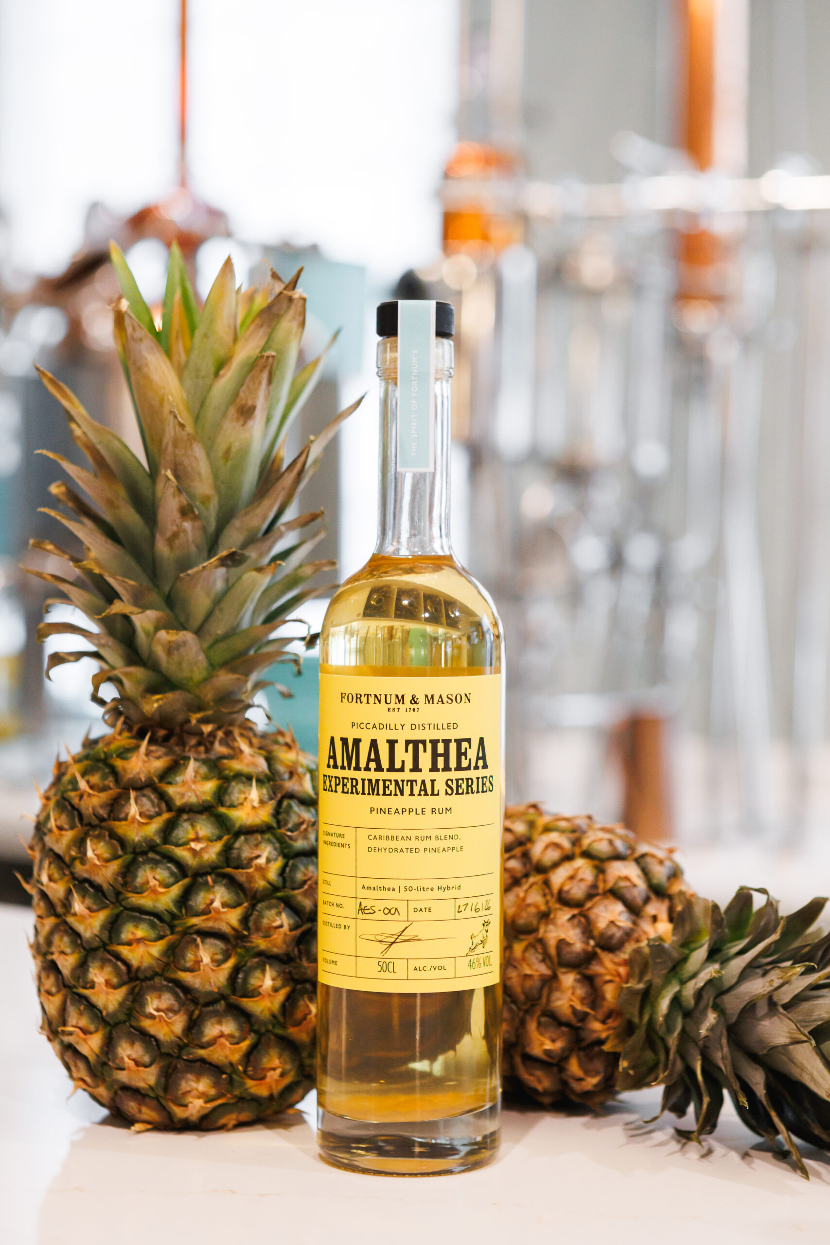 FORTNUM & MASON LAUNCHES LIMITED-EDITION PINEAPPLE RUM FROM PICCADILLY DISTILLERY