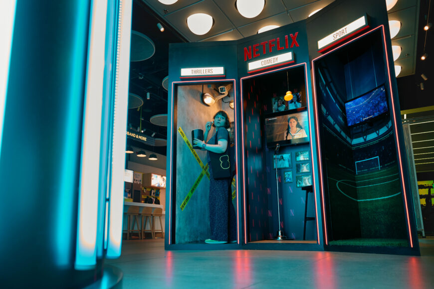 EE and Netflix invite fans to step inside their favourite shows at new sensory pop-up in the EE Studio, Westfield, White City