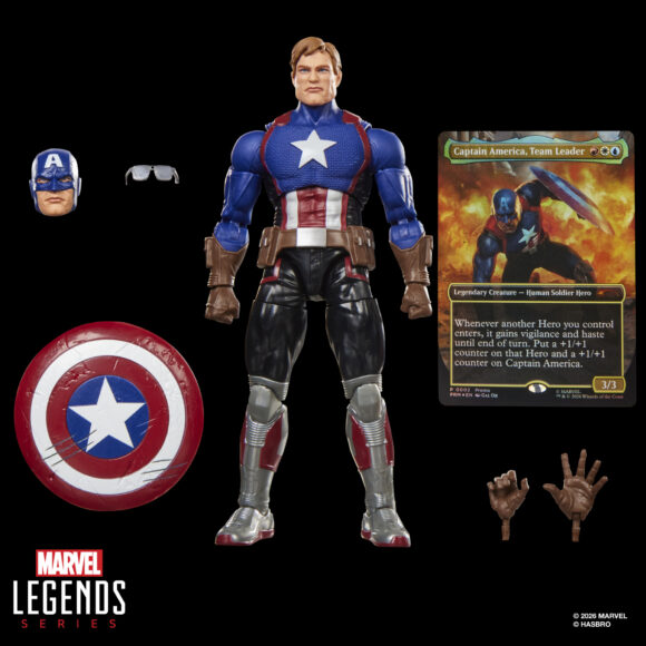 MARVEL LEGENDS SERIES MARVEL SUPER HEROES MAGIC THE GATHERING CAPTAIN AMERICA (AVENGERS TWILIGHT) (7)