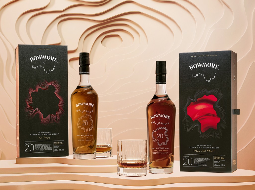 BOWMORE UNVEILS 20-YEAR-OLD CAPTIVO WHISKY COLLECTION WITH SNARKITECTURE!