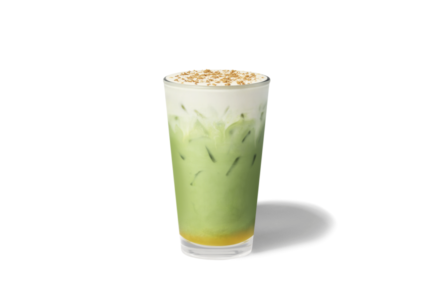 Iced Apple Crumble Matcha Latte (Medium)